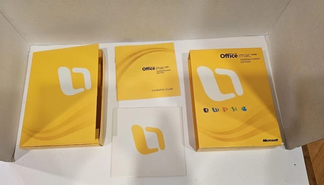 Microsoft Office 2008 Home & Student Edition for Mac w/ 3 Product Keys
