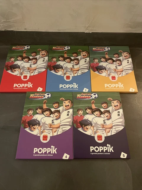 Poster Panoramique Captain Tsubasa Poppik N°2 - Stickers McDonald's 2021 - Neuf - Collection