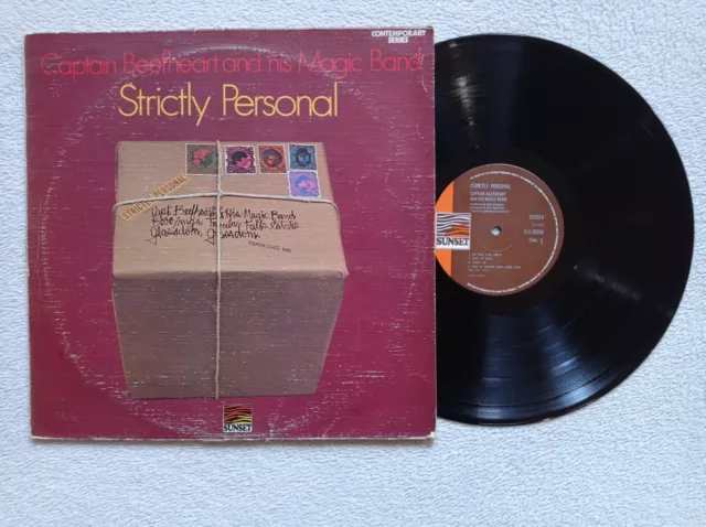 LP 33T CAPTAIN BEEFHEART AND HIS MAGIC BAND "Strictly Personal" SLS 50208 UK -