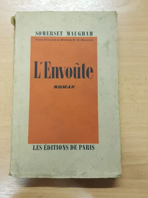 L'ENVOUTE de Somersetv Maugham traduit par Mme BLANCHET 1947