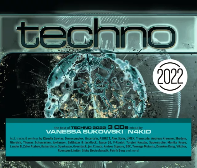 CD Techno 2022 von Various Artists 3CDs