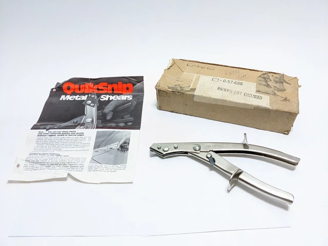 JILSON QuikSnip Cutters Nibblers Sheet Metal Cutter Snippers Ducting Vinyl J1251