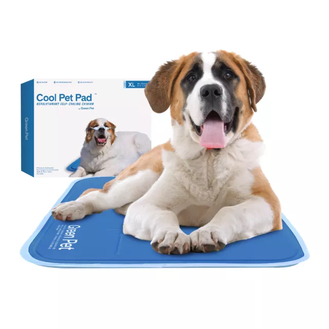 The Green Pet Shop Dog Cooling Mat Pressure-Activated Gel Cooling Pad, XL