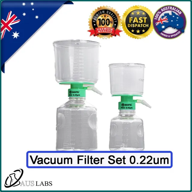Vacuum Fiter Kit, filter membrane PES, pore size 0,22μm | STERILE | PREMIUM