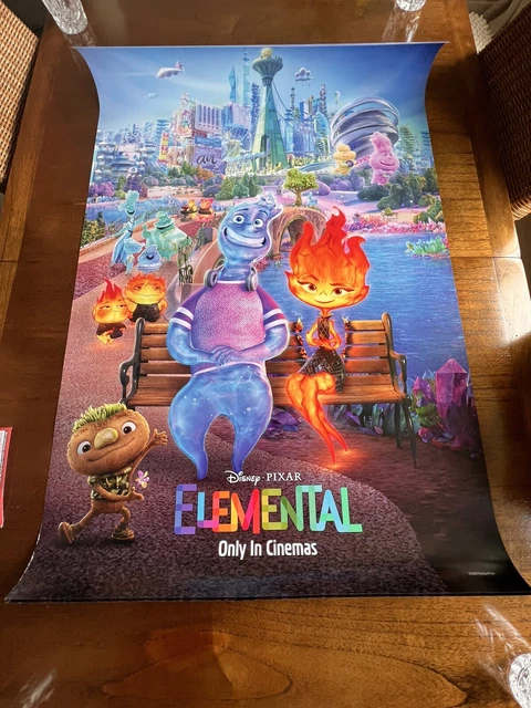 DISNEY PIXAR FILM Elemental 2023Poster Promotional Brand New High ...