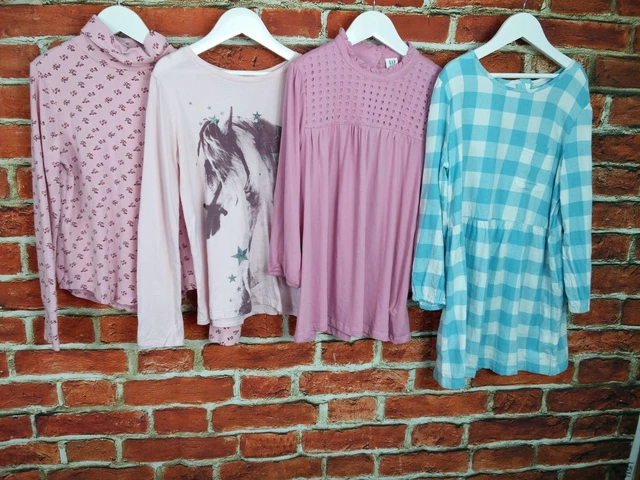 Girls Bundle Aged 12-13 Years 100% Gap Long Sleeve T-Shirts Tops Floral 158Cm