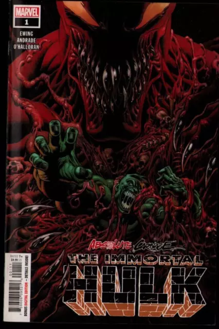 ABSOLUTE CARNAGE: IMMORTAL HULK 2019 • One-Shot • Marvel • USA •