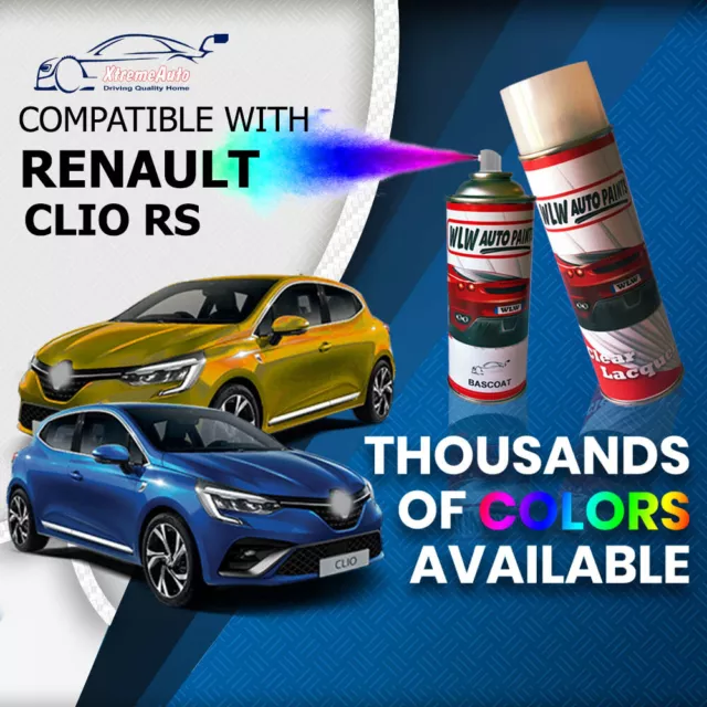 Renault Clio 200 220T Raider RS Premium Stone Chip AEROSOL Spray, All colours