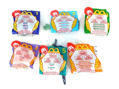 sleeping beauty happy meal toys