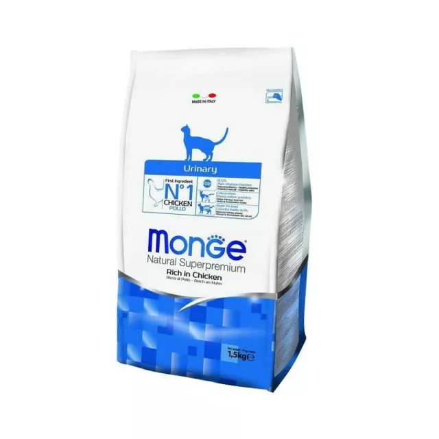 MONGE Natural superpremium urinary rich in chicken - dry cat food 1.5 kg