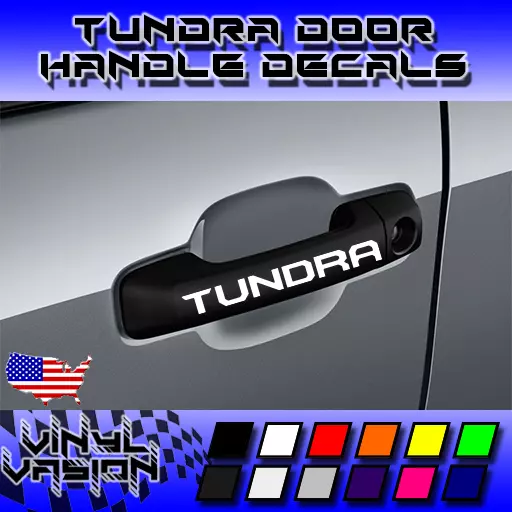 4x Toyota Tundra 2014-2019 Door Handle Decal Sticker TRD PRO OFFROAD SR SR5