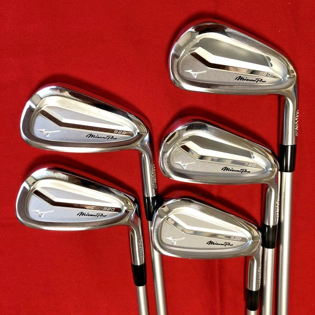 Mizuno Pro 920 Iron Set Flax R MCI 80 Golf Pride Grip Free Shipping
