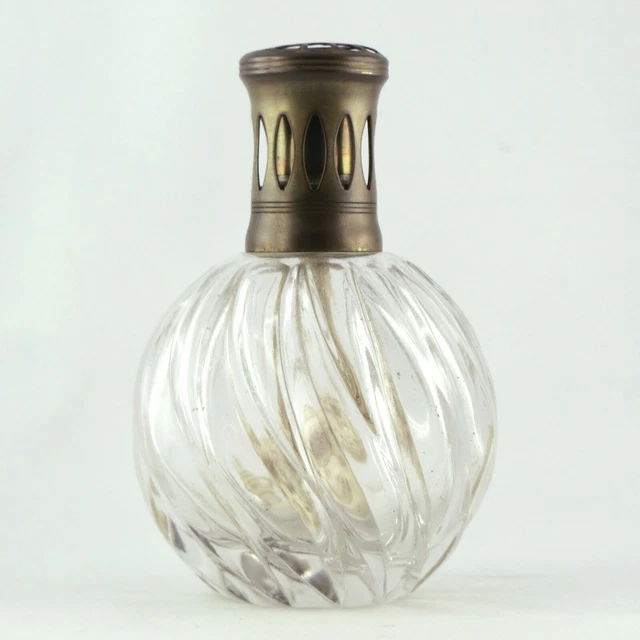 Lampe Berger Torsade Verre Violet - Fabrication Française - Occasion