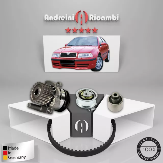 Kit Distribuzione + Pompa Acqua Skoda Octavia 1.9 Tdi 74Kw 100Cv 2009 ->