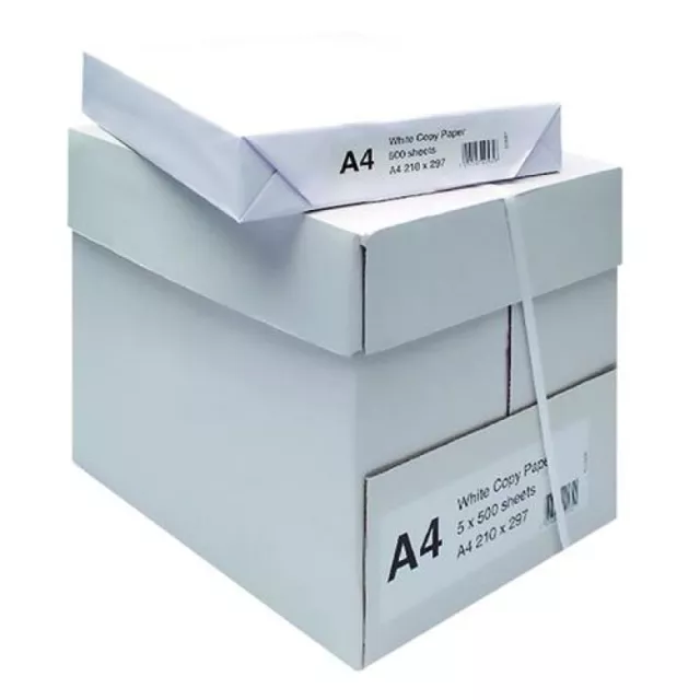 Copier Paper A4 White 75gsm Multifunction 5 x 500 sheets Laser Inkjet Printer