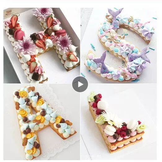 Alfabeto Torta Lettere Accessori Torte Decorazione Pasticceria Nome Regalo