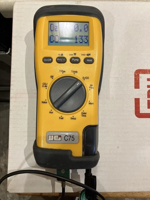 UEI Eagle Combustion Analyzer C75 Nox scrubber - AS IS needs sensor(s)