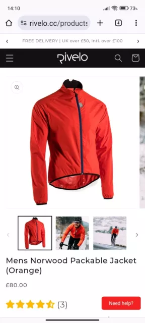 RIVELO CYCLING JACKET 15.00 PicClick UK