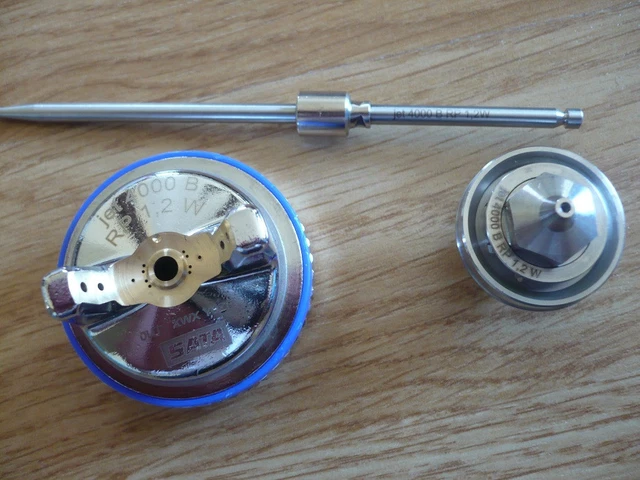 GENUINE SATA JET 4000 B RP 1.2w Nozzle set New, Satajet #167023