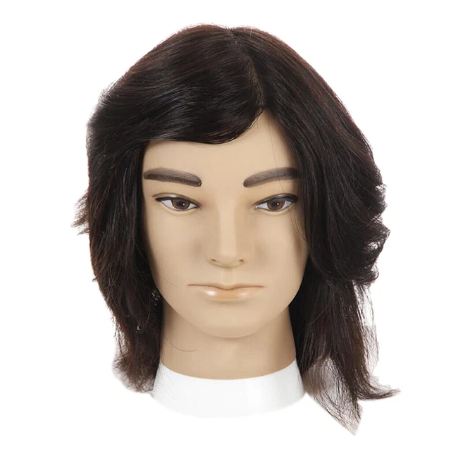 Tête de Mannequin   10 ''  Cheveux Humains Coiffure Mannikin Head