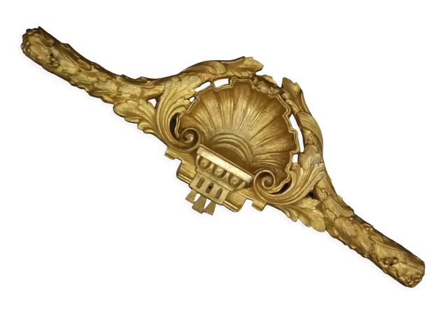 GRAND FRONTON STYLE RÉGENCE DU XIXe - BRONZE - 50 cm