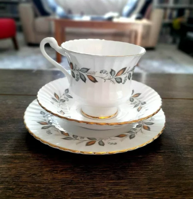 Vintage Paragon Fine Bone China Tea Trio - Cup Saucer Plate - Beautiful Design