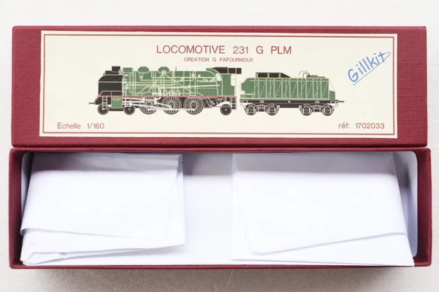 231 Plm For Sale – Kit Locomotive à Vapeur 231 G SNCF PLM Gillkit Echelle N