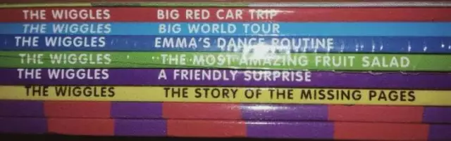 The  Wiggles Activity Books & Reading Books Stickers x 8 book BIG RED CAR DANCE