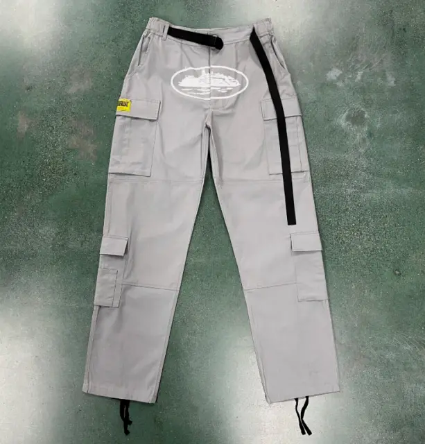 Authentic Corteiz Woodland Camo Cargo Pants, Size M Waist 34 Excellent  Condition