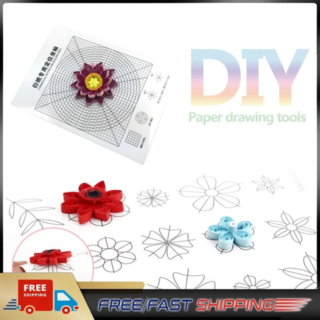 Release Drawing Locating Paper Craft Quilled Setting for DIY Paper Handmade Tool