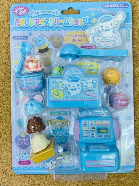 New Sanrio Cinnamoroll Ice Cream Shop Pretend Set Miniature Toy Gift Japan