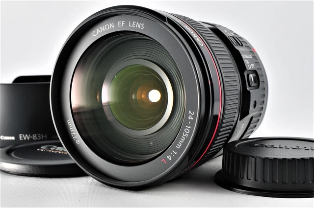 [MINT Canon EF 24-105mm f/4 L IS USM Zoom Lens For EOS From JAPAN #406