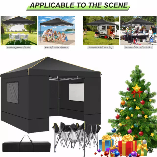 3x3m Faltpavillon Pavillon Wasserdicht UV Gartenzelt Partyzelt Stabil Faltbar