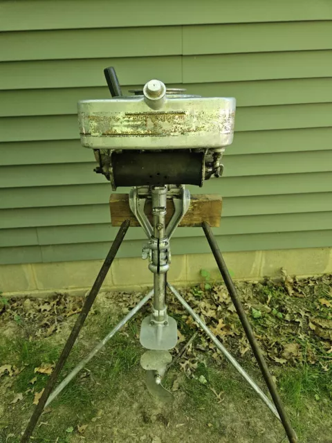 1923 Johnson Model A Waterbug 2HP Antique Outboard Boat Motor Turns Over 1923 Johnson Model A Waterbug 2HP Antique Outboard Boat Motor Turns Over