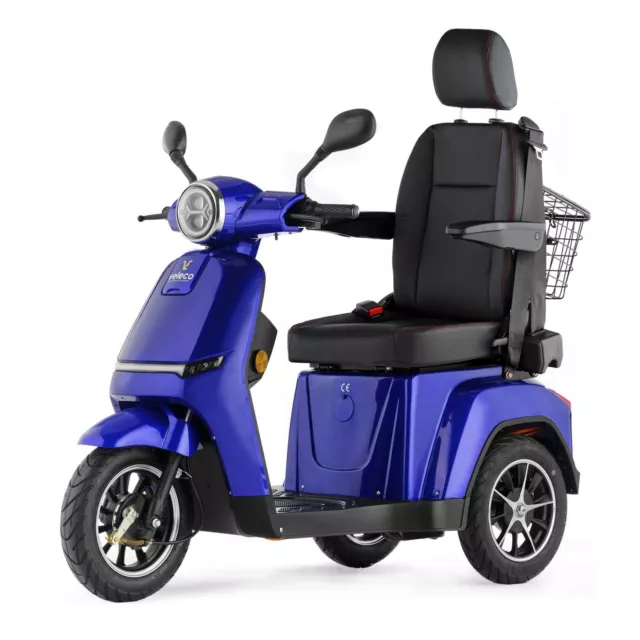 Turris Scooter de mobilité électrique 800W 48V Velobike 3 roues