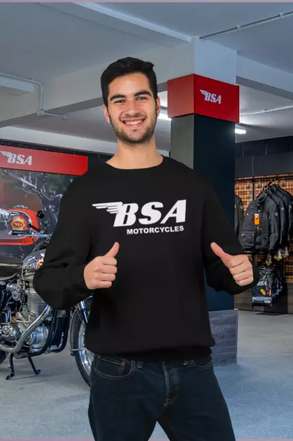 BSA Motorcycle British UK Sweatshirts & Hoody's - All colors and Sizes