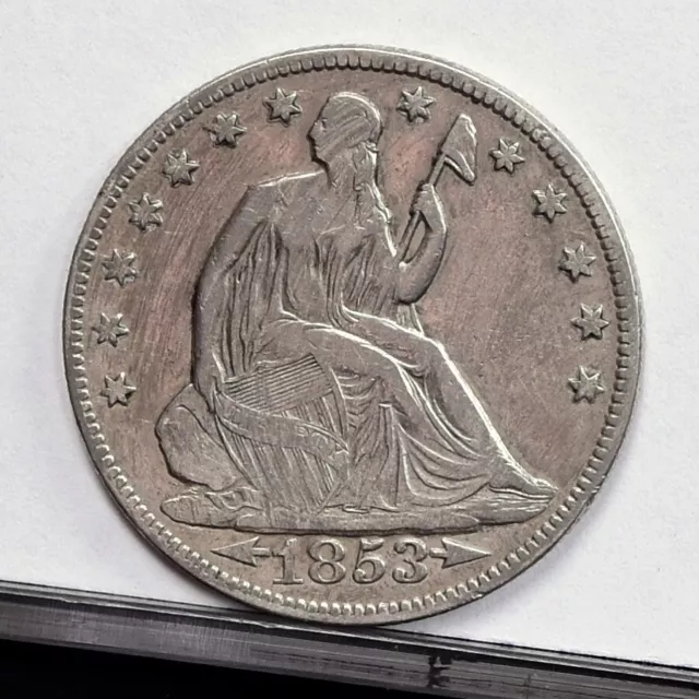 1853-O Liberty Seated Half Dollar - Ch VF Details, Old Clean (#54132-R)