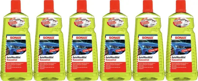 Sonax gel di lavaggio auto concentrato 2 l - set VPE - 6 pezzi - 03155410