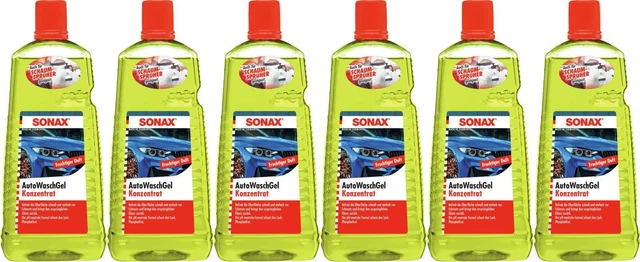 Sonax gel di lavaggio auto concentrato 2 l - set VPE - 6 pezzi - 03155410