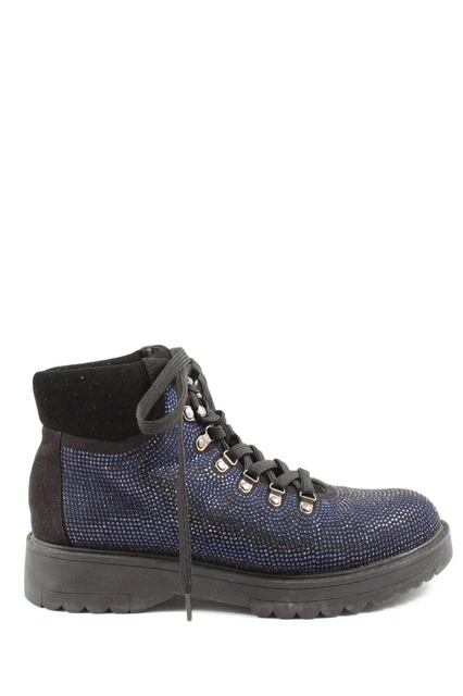 TOSCA BLU Bottines à lacets Dames T 39 noir-bleu style décontracté