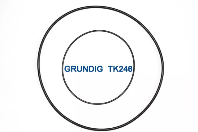 Courroies Set Grundig Tk248 Magnetophone A Bande Extra Fort Neuf Fabrique Tk 248