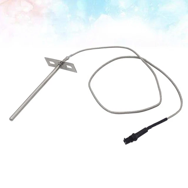 Sonda de temperatura horno de sonda de temperatura Bbq accesorios sonda de sensor de temperatura plateada