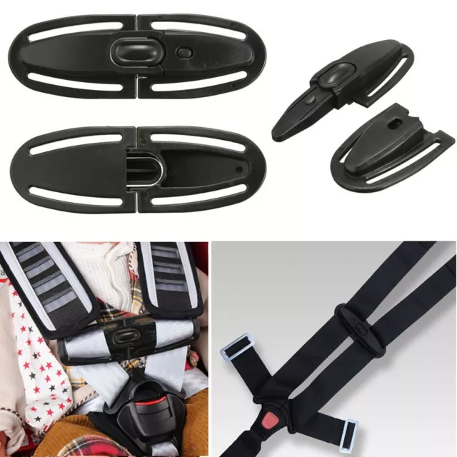 Child Toddler Chest Clip Safety Strap Kids Safe Lock Buckle Car Seat Belts