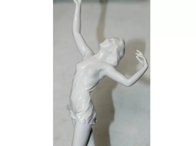 Rosenthal Porzellan Figur - Tänzerin - Art Deco nach 1900 weiß 30 cm