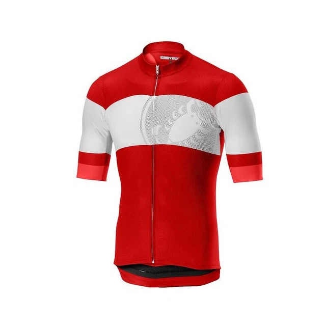 Castelli Maglia Estiva Ruota Red