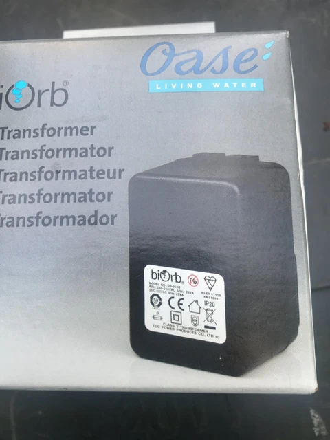 Oase Biorb Transformer, Brand New, 12V For Air Pump Led Light Fish Tank Aquarium