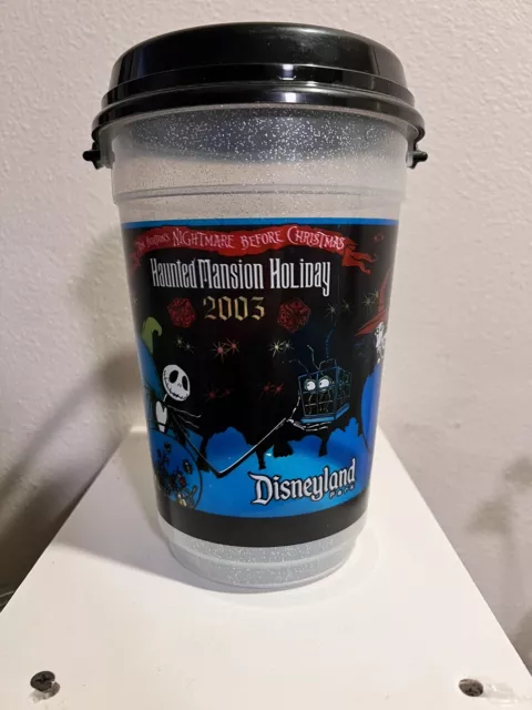 Disney Disneyland Haunted Mansion Nightmare Before Christmas Popcorn Tub Bucket