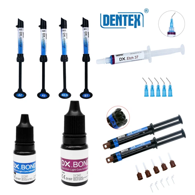 Dental Light Cure Universal Composite /Etching Gel /Bonding Adhesive/DX.CORE