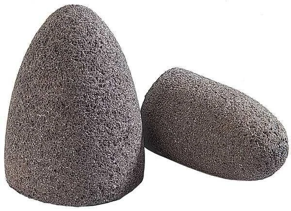 NORTON ABRASIVES Grinding Cone, 1-1/2 in. Dia, 24 Grit, ZA 66253344377