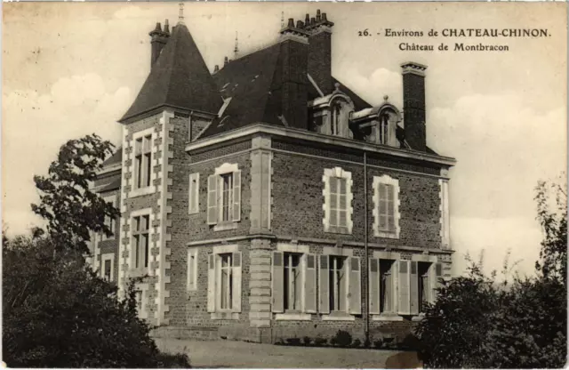 CPA Env. CHATEAU-CHINON Chateau de Motbarcon Nievre (100417)